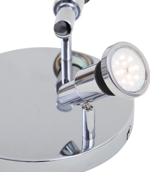 BRI 2992-038R LED bodové svítidlo pr. 21 cm 3xGU10 4,8W 400lm chrom - BRILONER