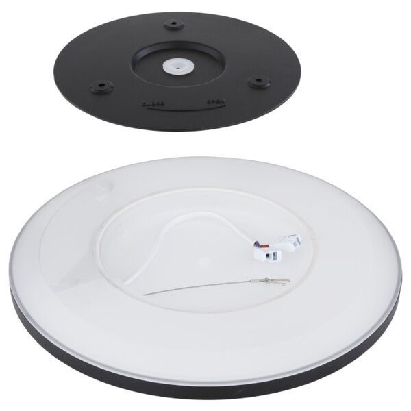 Stropní LED svítidlo SAPANA 3 černá/opál