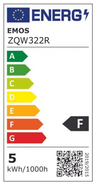 LED žárovka stmívatelná GOSMART ZQW322R E14, 4,8W, vícebarevná + RGB