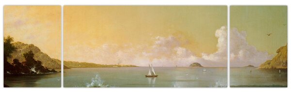 Obraz - Martin Johnson Heade, Rio de Janeiro Bay, reprodukce (170x50 cm)