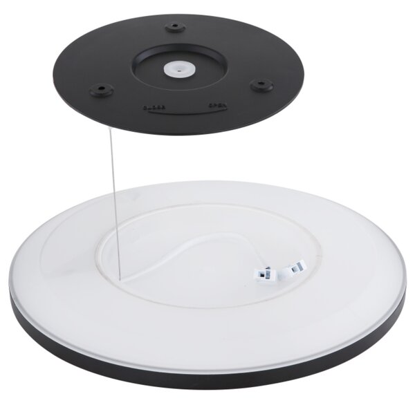 Stropní LED svítidlo SAPANA 3 černá/opál