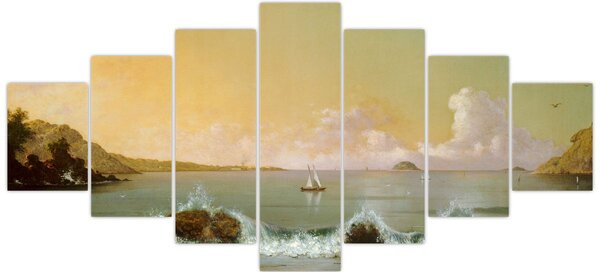 Obraz - Martin Johnson Heade, Rio de Janeiro Bay, reprodukce (210x100 cm)