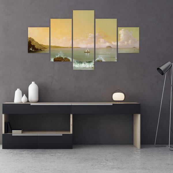 Obraz - Martin Johnson Heade, Rio de Janeiro Bay, reprodukce (125x70 cm)