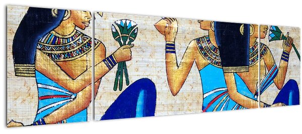 Obraz - Egyptské malby (170x50 cm)
