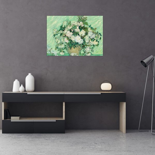 Obraz - Vincent van Gogh, Roses, reprodukce (70x50 cm)