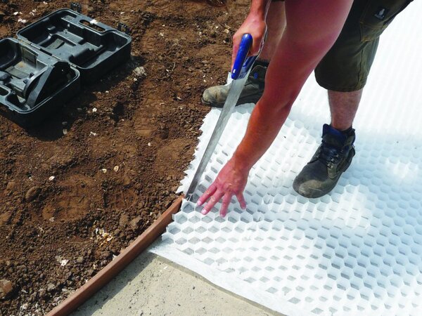 BERA Gravel Fix PRO štěrková rohož, bílá – paleta 80 ks / 71 m²