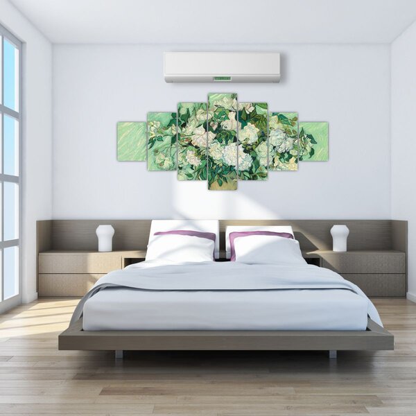 Obraz - Vincent van Gogh, Roses, reprodukce (210x100 cm)