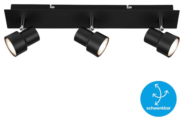 BRI 2861-035 Bodové svítidlo 45 cm 3xGU10 15W 1380lm černá - BRILONER