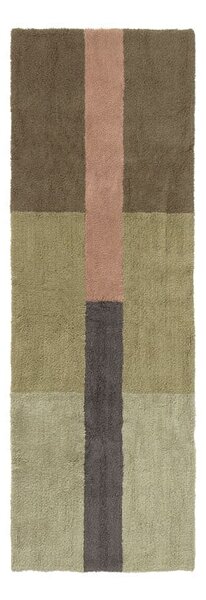 Ručně tkaný vlněný běhoun 80x230 cm Chroma Dusty Pink – Lorena Canals