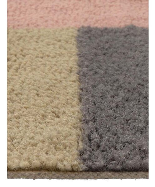 Ručně tkaný vlněný koberec 80x140 cm Chroma Dusty Pink – Lorena Canals