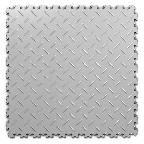 PVC dlažba Mosolut Machine Industrial, 7mm, diamant, šedá