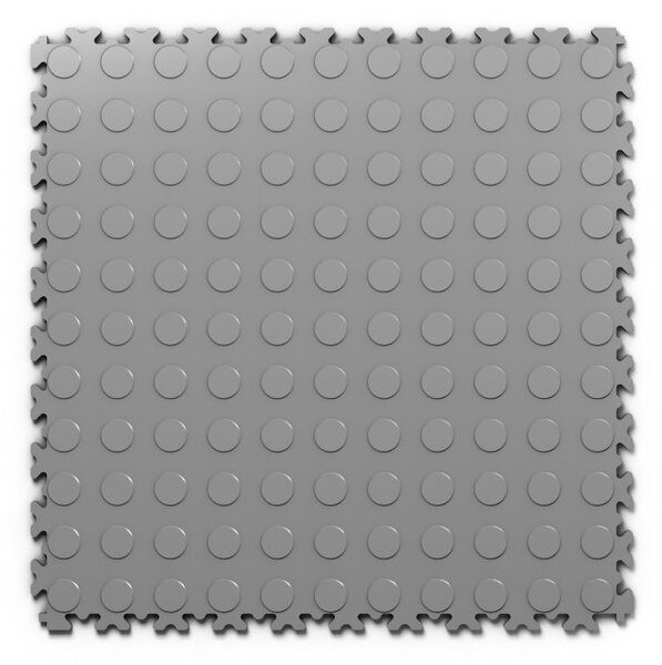 PVC dlažba Mosolut Machine Industrial, 7mm, mince, šedá