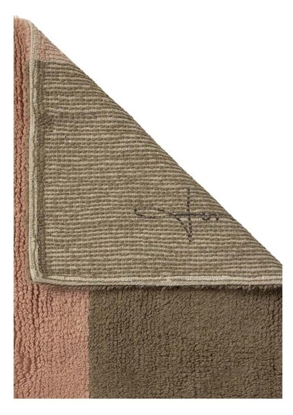 Ručně tkaný vlněný běhoun 80x230 cm Chroma Dusty Pink – Lorena Canals