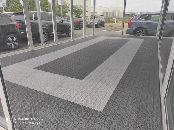 Plastová dlažba Mosolut Hestra Universa, světle šedá, 1 m²