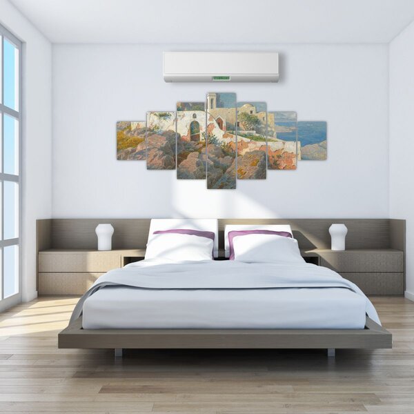 Obraz - William Stanley Haseltine, Santa Maria a Cetrella, Anacapri, reprodukce (210x100 cm)