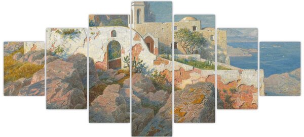 Obraz - William Stanley Haseltine, Santa Maria a Cetrella, Anacapri, reprodukce (210x100 cm)