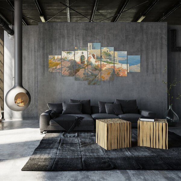 Obraz - William Stanley Haseltine, Santa Maria a Cetrella, Anacapri, reprodukce (210x100 cm)