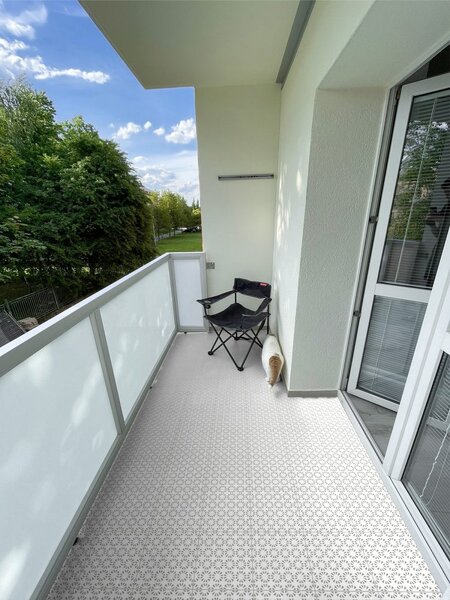 Plastová dlažba Mosolut Hestra Klasik, světle šedá, 1 m²