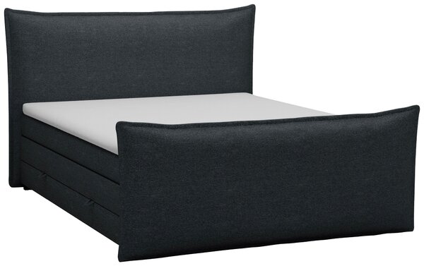 POSTEL BOXSPRING, 160/200 cm, šedá MID.YOU - Postele s úložným prostorem, Online Only