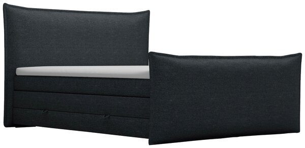 POSTEL BOXSPRING, 160/200 cm, šedá MID.YOU - Postele s úložným prostorem, Online Only