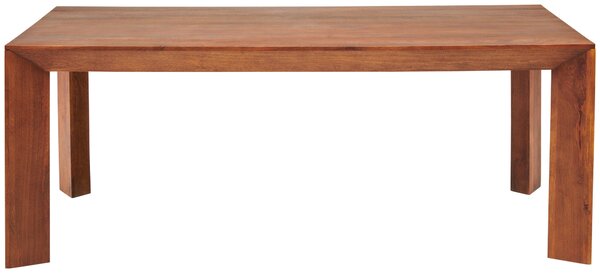 JÍDELNÍ STŮL, mangové dřevo, tmavě hnědá, 200/100/76 cm MID.YOU - Jídelní stoly, Online Only