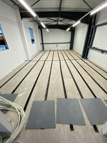 PVC dlažba Mosolut Machine Industrial ESD Šedá