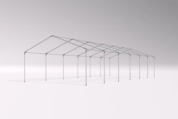 Párty stan 5x12 m STANDARD - ohnivzdorný barva Zeleno-bílá