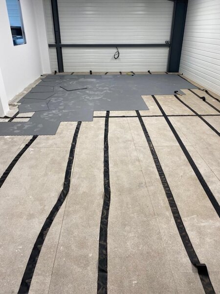 PVC dlažba Mosolut Machine Industrial ESD Šedá