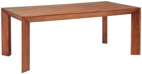JÍDELNÍ STŮL, mangové dřevo, tmavě hnědá, 200/100/76 cm MID.YOU - Jídelní stoly, Online Only