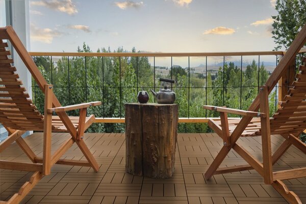 Venkovní dlažba Mosolut Hestra Woodlook, tmavý dub, 1 m²
