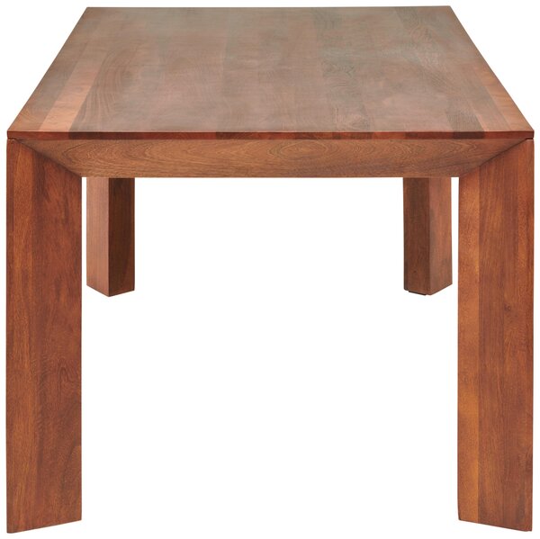 JÍDELNÍ STŮL, mangové dřevo, tmavě hnědá, 200/100/76 cm MID.YOU - Jídelní stoly, Online Only