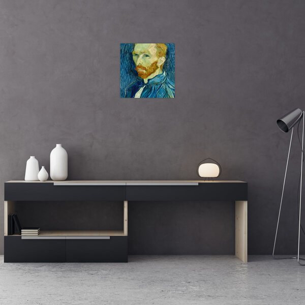 Obraz - Vincent van Gogh, Self-Portrait, reprodukce (30x30 cm)