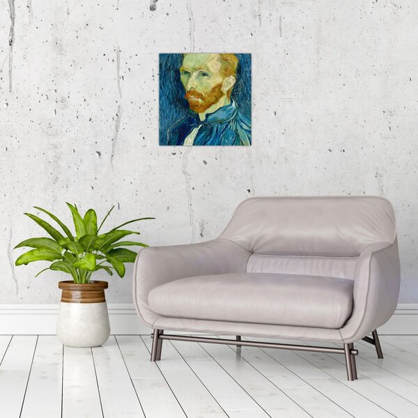 Obraz - Vincent van Gogh, Self-Portrait, reprodukce (30x30 cm)