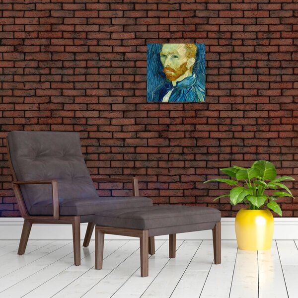 Obraz - Vincent van Gogh, Self-Portrait, reprodukce (30x30 cm)