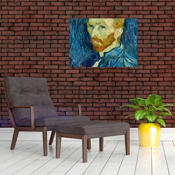 Obraz - Vincent van Gogh, Self-Portrait, reprodukce (70x50 cm)