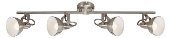 BRILO 2049-042 Bodové svítidlo 79 cm 4x E14 40W satén-bílé - BRILO