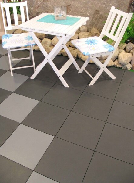 Plastová dlažba Mosolut Stonit, šedá, 1 m²