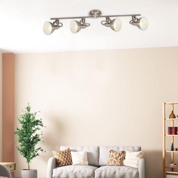 BRILO 2049-042 Bodové svítidlo 79 cm 4x E14 40W satén-bílé - BRILO