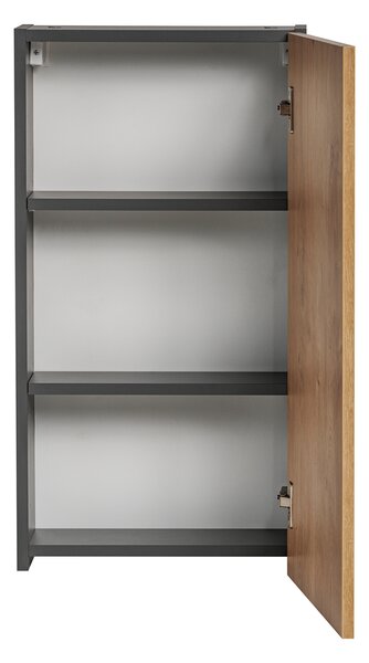 Comad Koupelnová skříňka závěsná horní Monako Grey Oak 40 šedá/dub hamilton