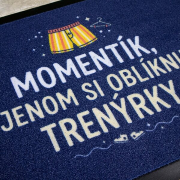 Mercury Flooring, Trenýrková rohožka 40x60 cm - na ven i na doma, 40x60, modrá