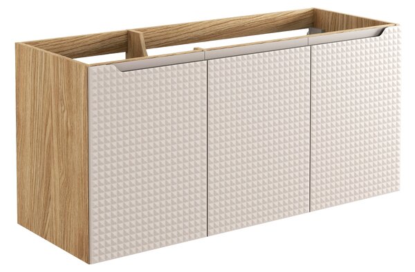Comad Koupelnová skříňka pod umyvadlo Luxor Beige 120 béžová/dub olejovaný