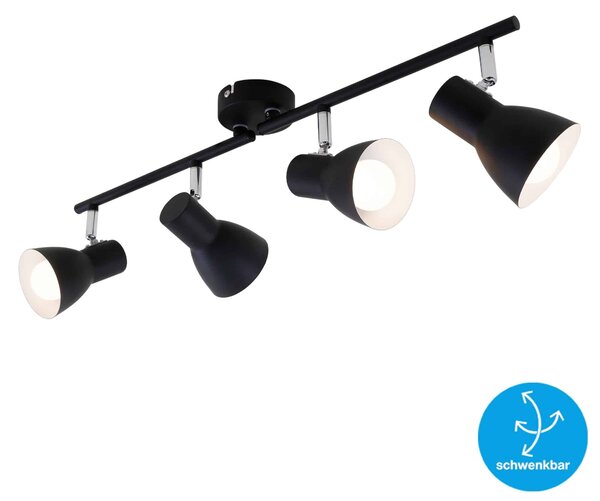 BRI 2860-045 Bodové svítidlo 60,5 cm 4x E14 25W černá - BRILONER