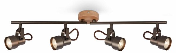BRILO 2872-045 Bodové svítidlo 68,4 cm 4xGU10 20W 1840lm antická šedá - BRILO