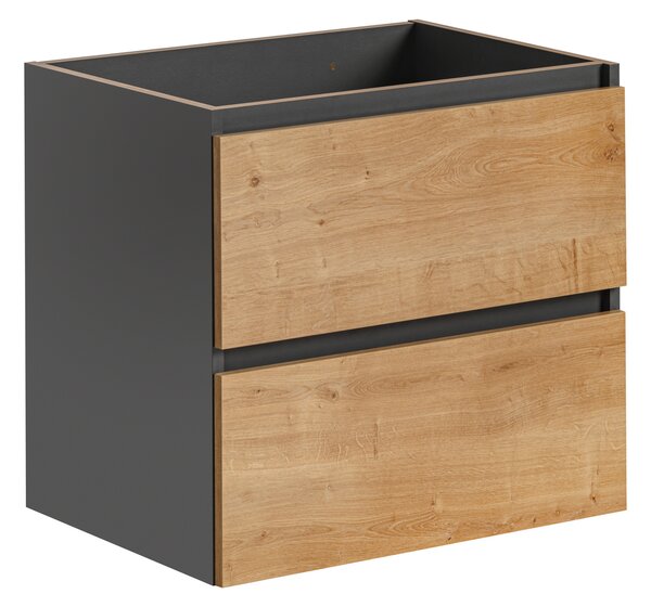 Comad Koupelnová skříňka pod umyvadlo Monako Grey Oak 60 šedá/dub hamilton