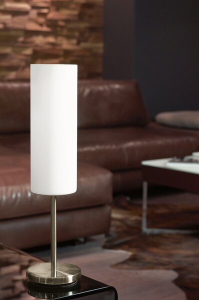 Stolní lampa TROY 3 bílá matná