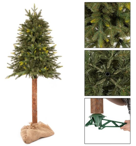 Vánoční stromek Smrk přírodní na kmínku 150 cm