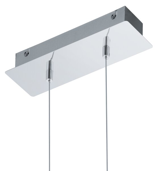 Závěsné LED svítidlo LASANA chrom, výška 110 cm