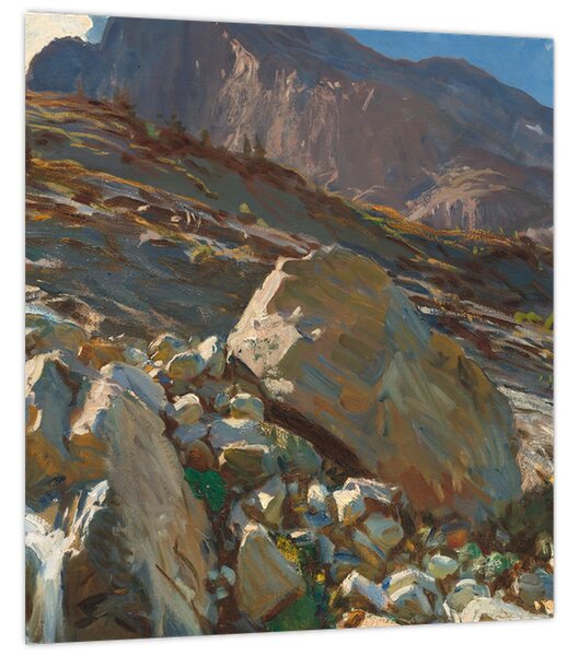 Obraz - John Singer Sargent, Simplon Pass, reprodukce (30x30 cm)