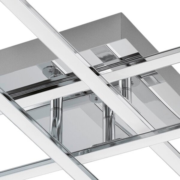 Stropní LED svítidlo LASANA 1 chrom/bílá