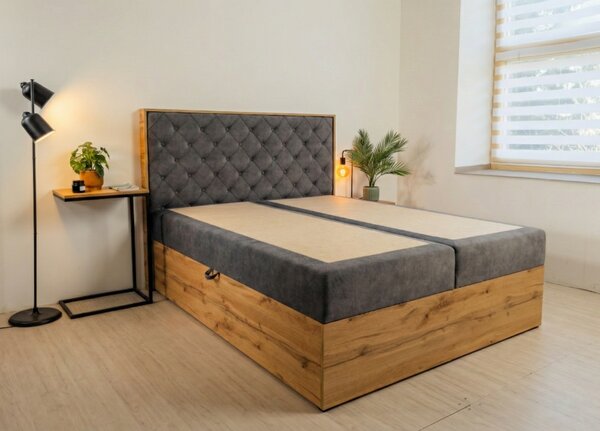 Postel boxspring Vegas 180x200 cm s úložným prostorem